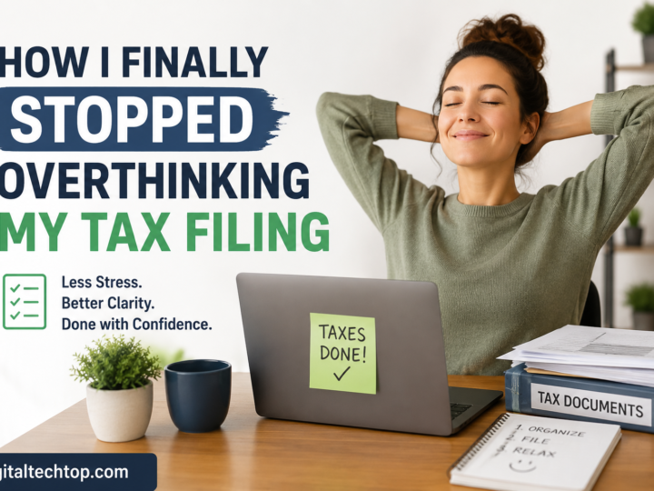 How I Finally Stopped Overthinking My Tax Filing