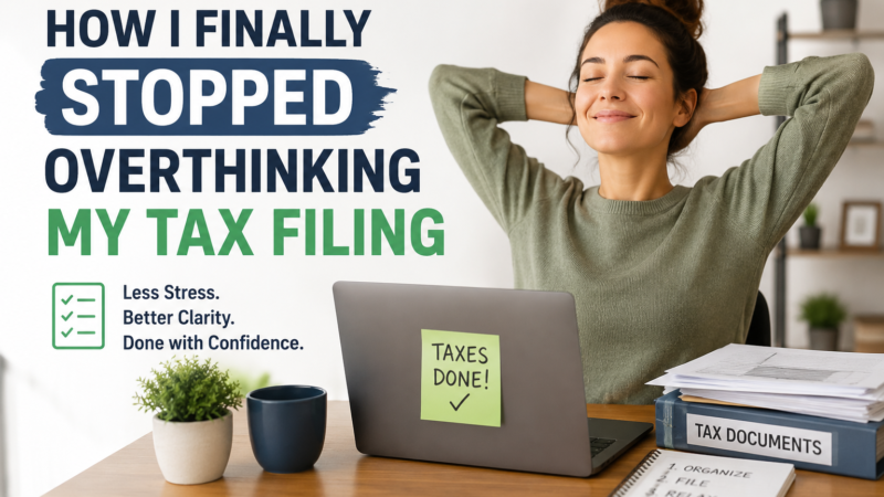How I Finally Stopped Overthinking My Tax Filing