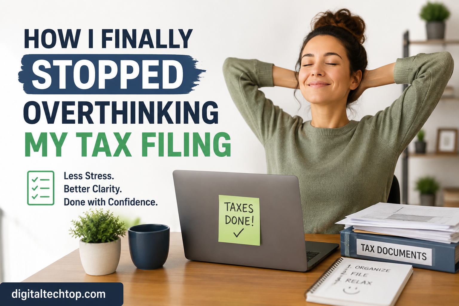 How I Finally Stopped Overthinking My Tax Filing